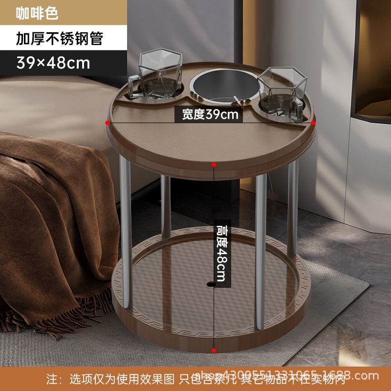 Mesa de mahjong, mesa de centro, estante de té, sala de ajedrez y cartas, mesa de café pequeña junto a la máquina de mahjong, cenicero, estante para vasos de agua, mesa de té de la casa de mahjong