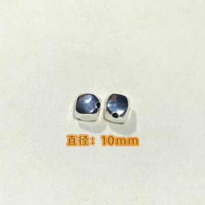 14K Gold-Filled Color-Preserving Crystal Zərgərlik ara hissələri - bright-silver