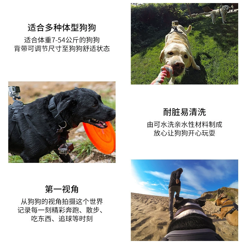 Ремешок для питомца GOPRO, крепление для экшн-камеры DJI ACTION, фиксированный угол обзора, для собак, ACTION3