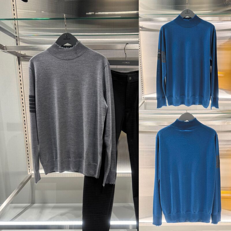24 New Original Golf Clothing Men's Knitted Sweater Soft and Versatile Long-Sleeved Beard Neckline Personalized Top 24 New Original Golf Clothing Men's Knitted Sweater Soft and Versatile Long-Sleeved Beard Neckline Personalized Top