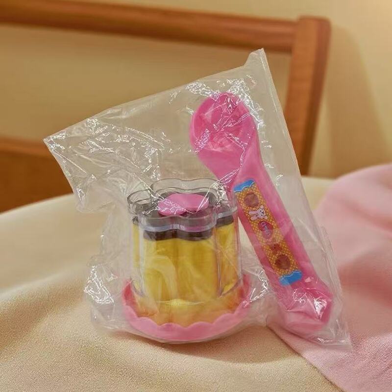小熊餐盘布丁拉面喂食玩具草莓套装过家家女生小女孩食玩摆件批发|undefined