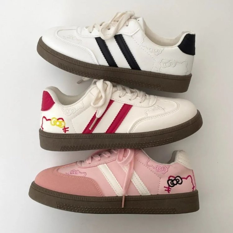 外贸批发时尚板鞋2025秋季新款拼色平底德训鞋韩版学生运动休闲鞋