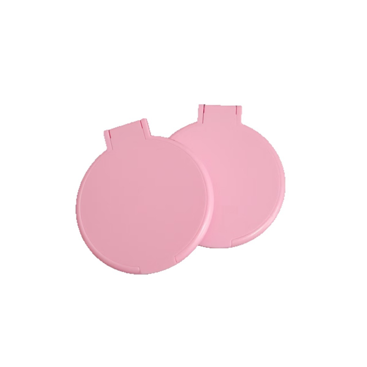 Espejo mini plegable conveniente para llevar con el cuerpo, espejo de maquillaje, espejo de bolsillo redondo, espejo pequeño, espejo publicitario, logotipo impreso, suministro de stock image 6