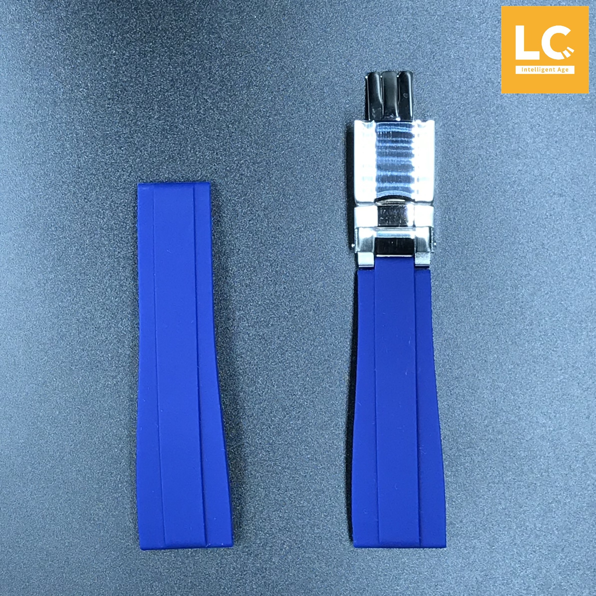 Sustituto adecuado para RLEX ditona Explorer negro y verde agua Ghost Yacht 20mm correa de goma impermeable amortiguador reloj