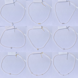 Meixun Jewelry Ins Style Pearl Hanging Necklace Internet Popular Short High-end Sense Niche Light Luxury Women's Fashion Necklace