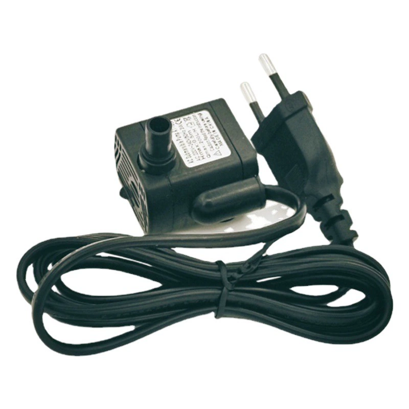 Маленькая головка насоса 0,5 м ACCE-4W Круглый штекер Европейского калибра 220 В напряжение 4 Вт мини-погружной насос