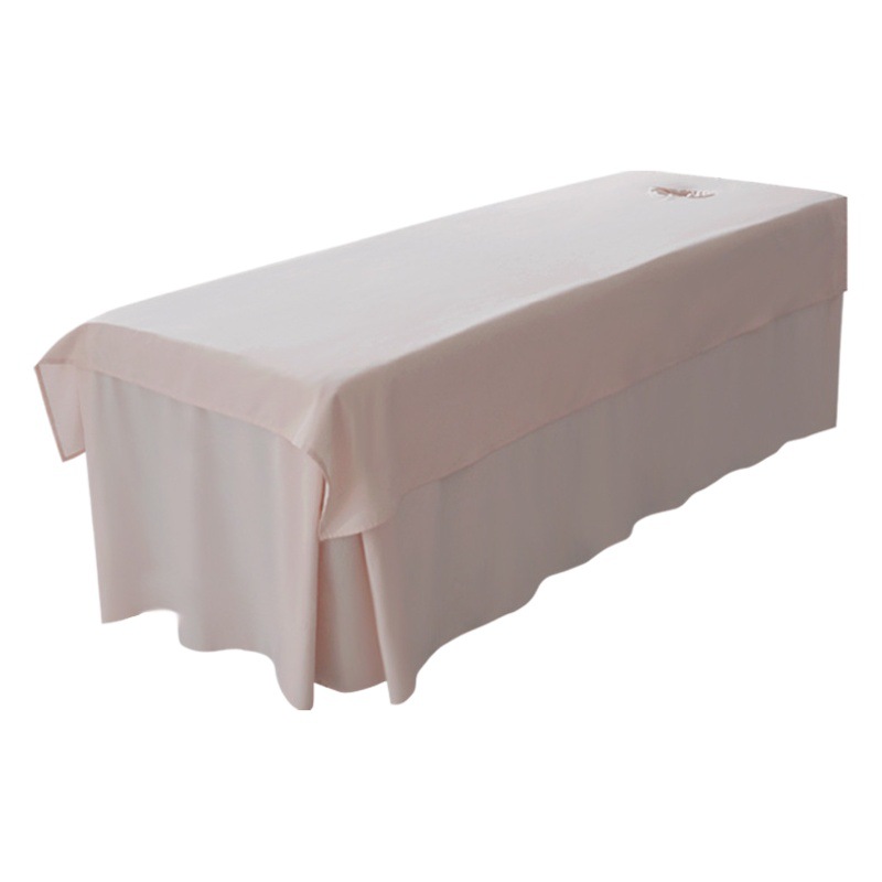 Beauty Bed Sheet Thickened Solid Color Opening Bedspread SPA Body Beauty Physiotherapy One Guest One Change Free logo