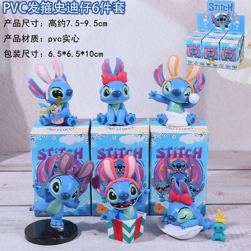 Melody caja ciega moda juegos de PVC hechos a mano adornos perimetrales regalos juguetes series de muñecas regalos al por mayor