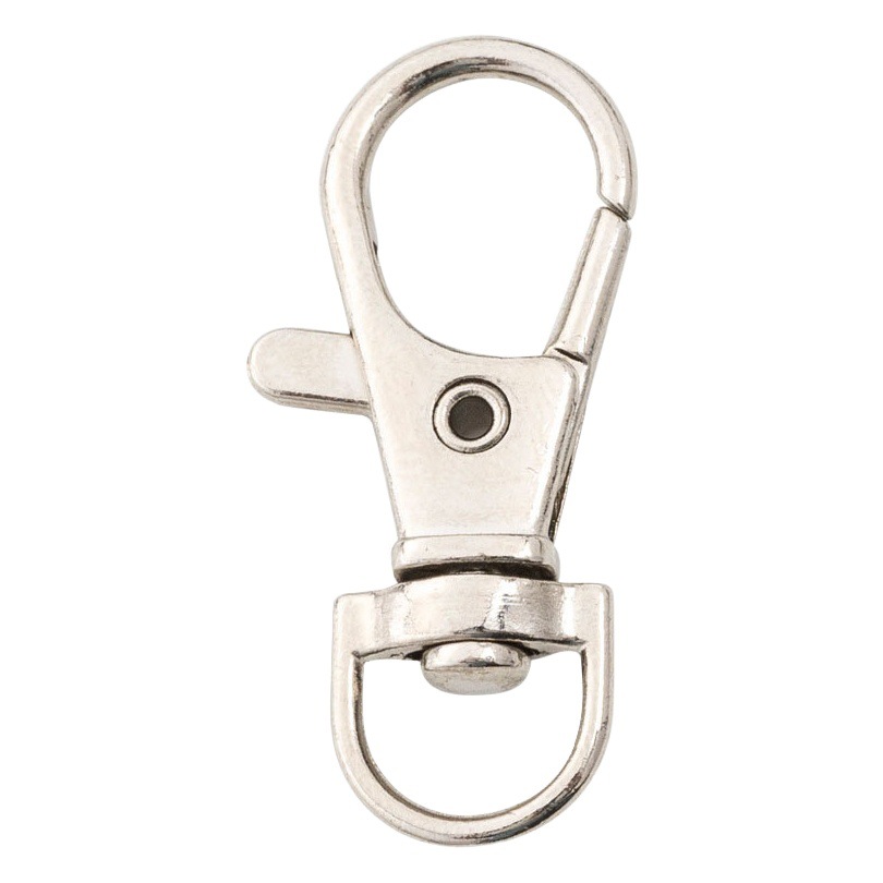 Aleación de zinc 3G perro hebilla de metal llavero accesorios DIY hardware joyería bolso de cuero giratorio gancho hebilla de la boca de los pescados hebilla