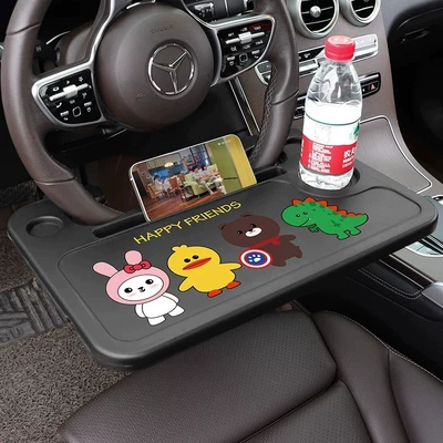 table, tablet computer table, Car table board - upgrade-to-the-good-friend-black-adds-a-phone-holder-slot
