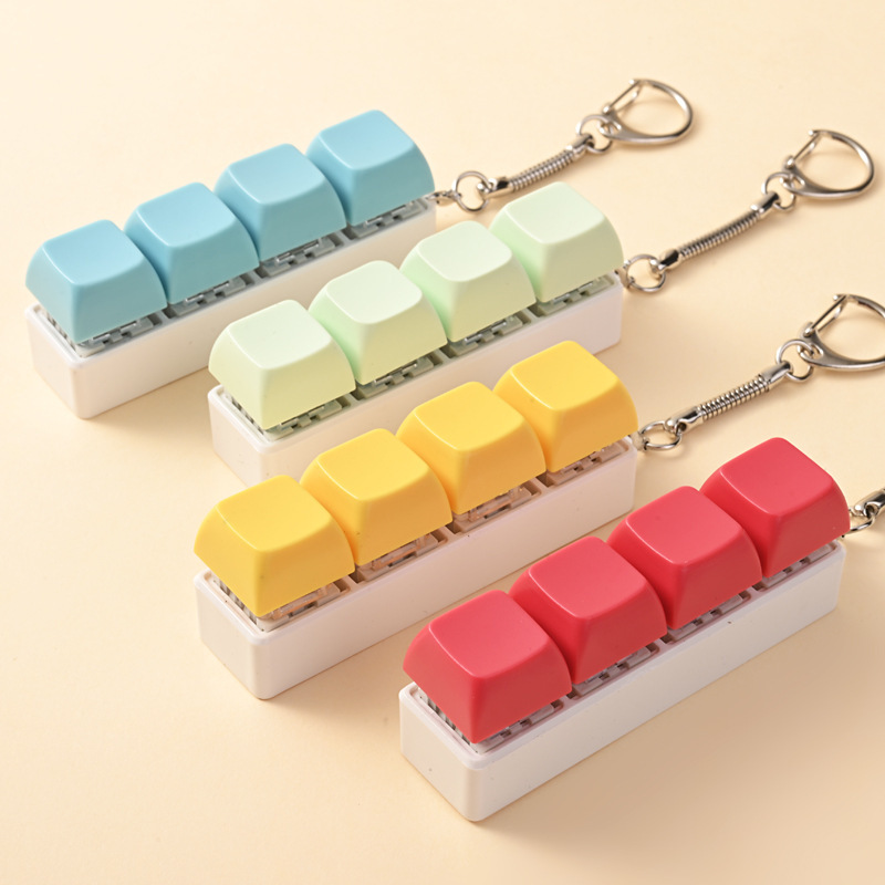 Decompression Keychain Creative Mechanical Keyboard Cap Macaron Color Series Fingertip Toy Pendant Stress Relief Gadget Decompression Keychain Creative Mechanical Keyboard Cap Macaron Color Series Fingertip Toy Pendant Stress Relief Gadget