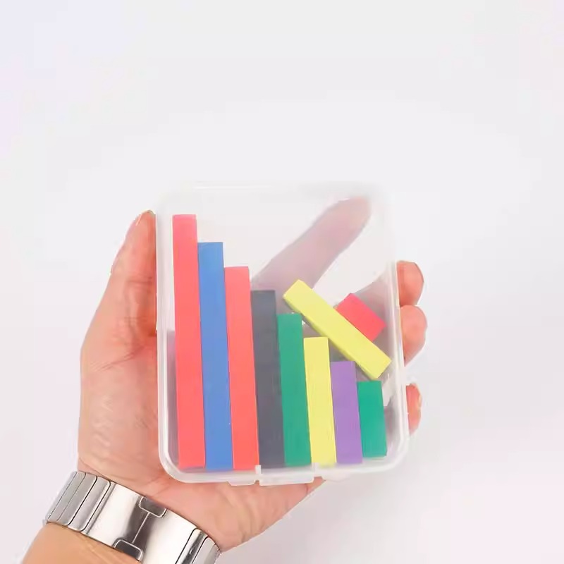 Cuento de palos Monty matemáticas jardín de infantes juguetes de clasificación de alto y pequeño palo de longitud de corta relación de tamaño de bloques de construcción