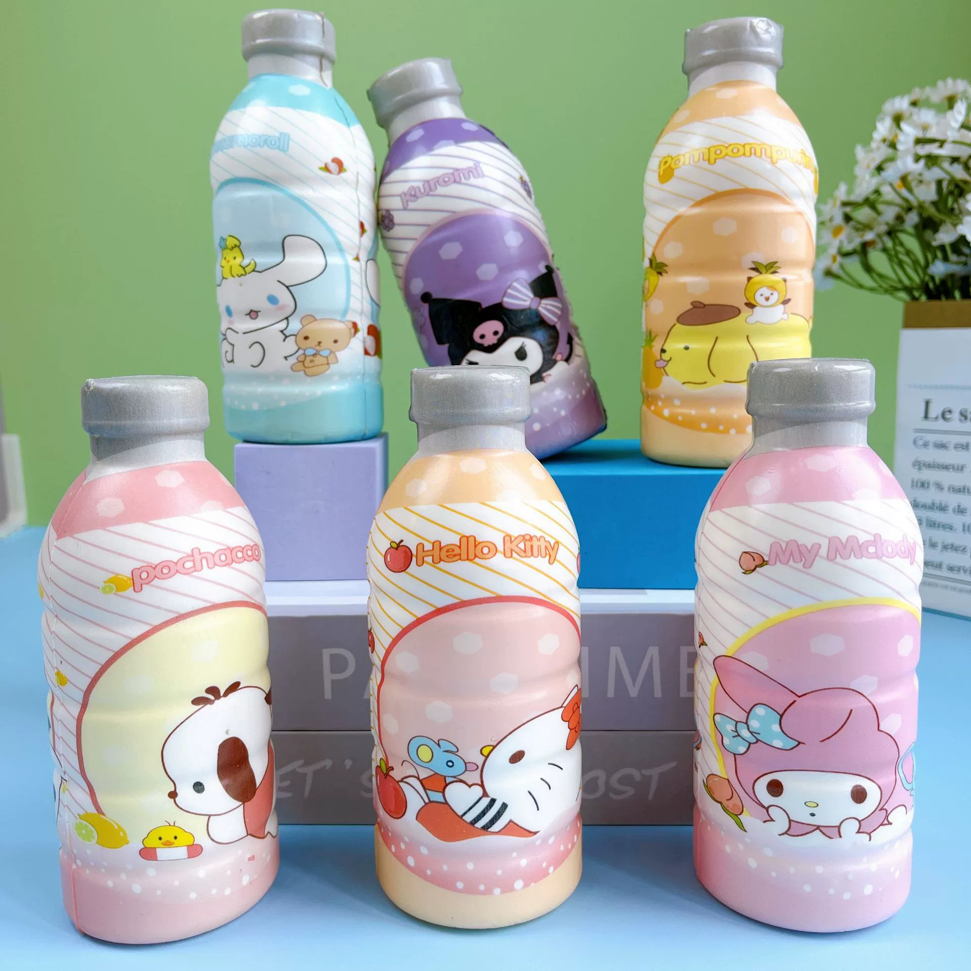 Заводская прямая продажа антистресс-игрушки в виде бутылки колы Sanrio для детей, медленное восстановление формы, популярная модель