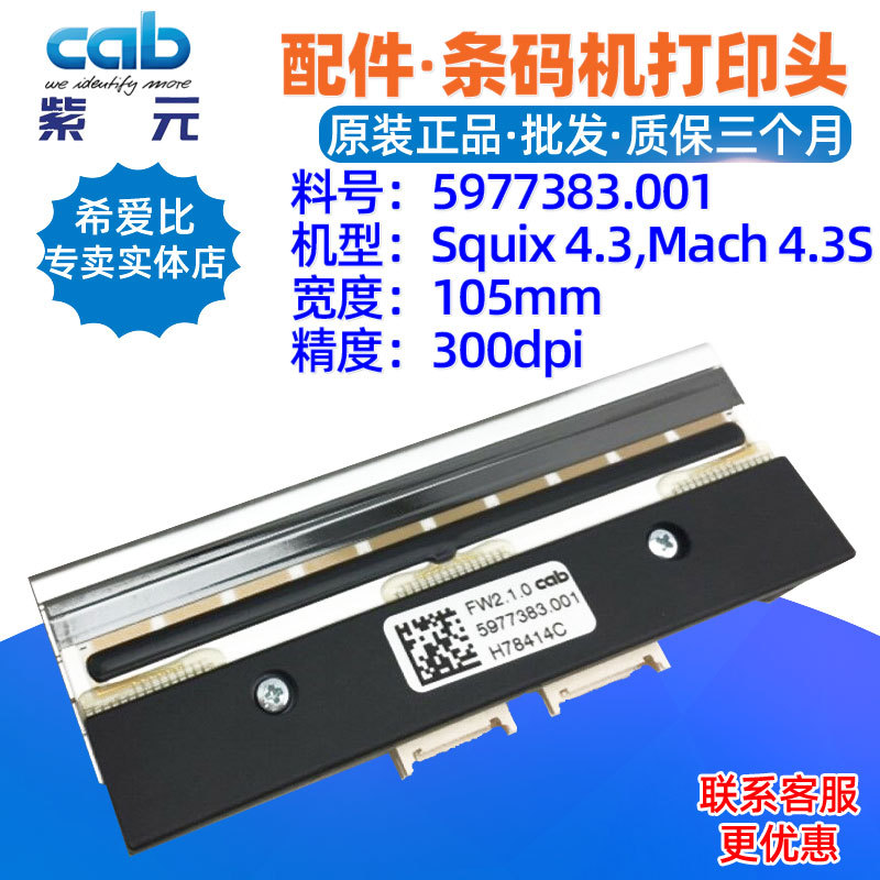 CAB Squix4.3 Mach4.3S 300dpi��ӡͷ5977383.001 5977321����ͷ