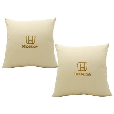 Car Headrest, Car Logo, Neck Pillow, Waist support - honda-logo-two-pillows
