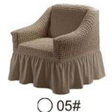 Cubresofá Seersucker universal, de poliéster elástico con falda, decoración para todas las estaciones, venta directa de fábrica.