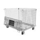Wholesale mobile B series storage cage steel trolley with wheels storage cage iron frame logistics express turnover metal