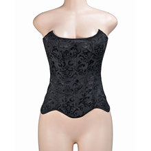 corset亚马逊拉链塑身衣收腹紧身胸衣新娘礼服宫廷束腰婚纱束身衣