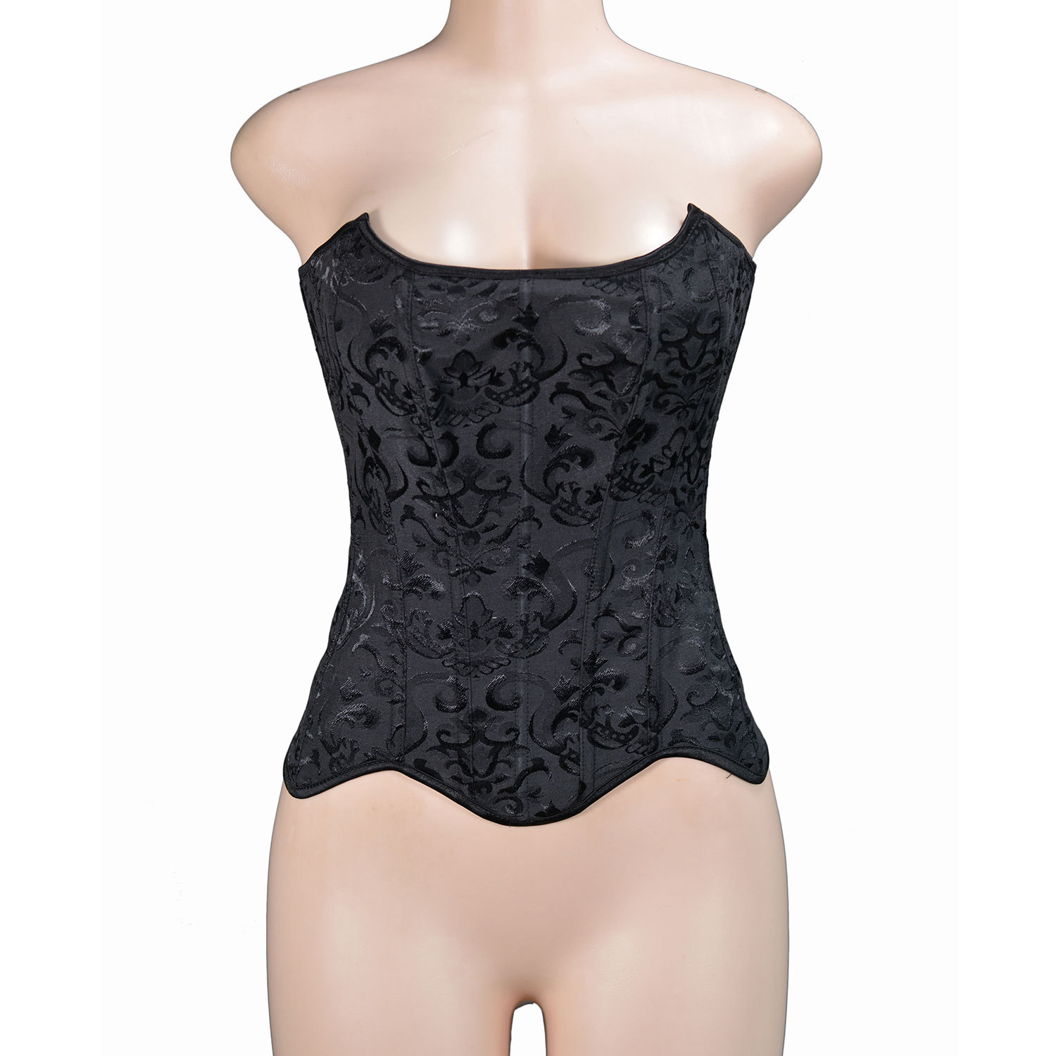 corset亚马逊拉链塑身衣收腹紧身胸衣新娘礼服宫廷束腰婚纱束身衣