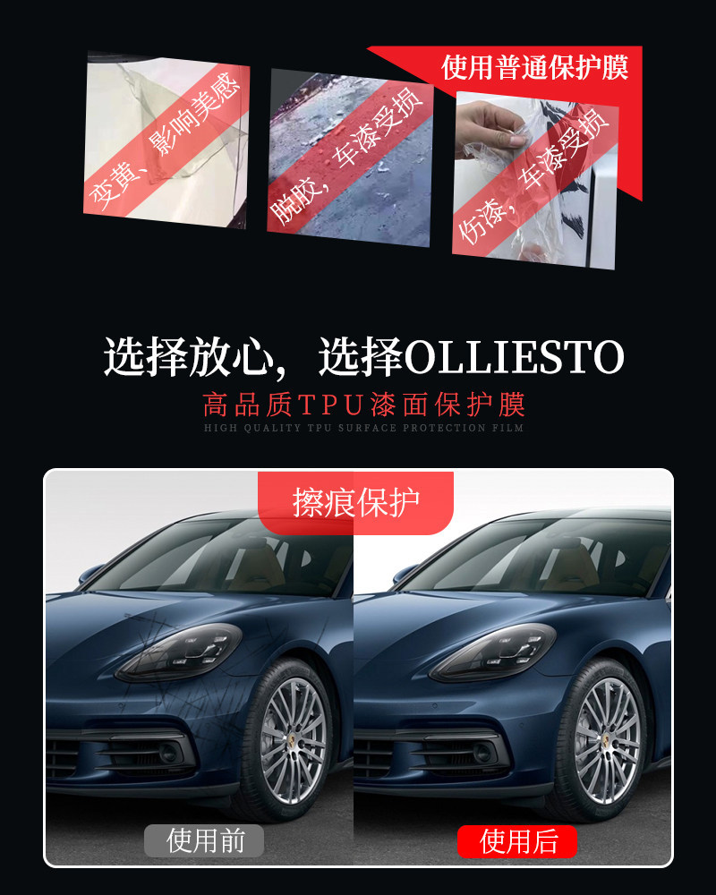 Factory Wholesale Direct Sales Car Tpu Film Tpu Paint Protection Film Tpu Invisible Car Film Self-Healing Scratch-Resistant Tpu