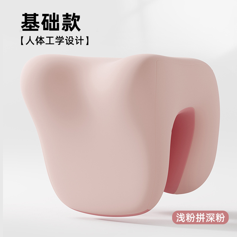 睡眠頚椎昼寝枕低反発昼寝枕カバー付きオフィス睡眠仰向け枕|undefined