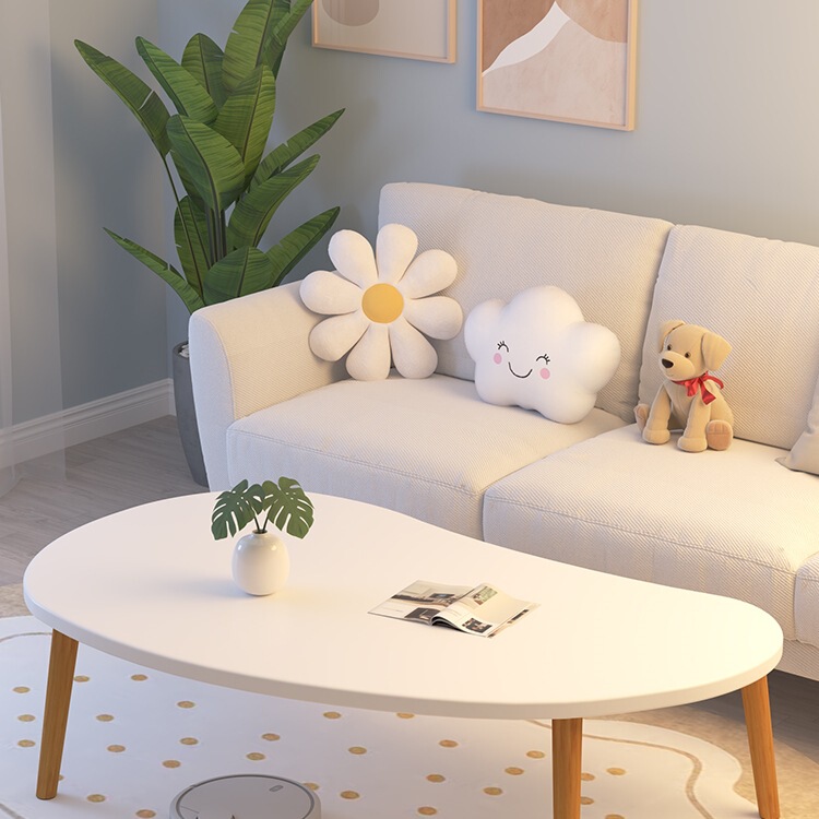 Coffee Table Rental House Small Apartment Small Table Nordic Living Room Home Modern Simple Cream Style Bedroom Simple Side Table