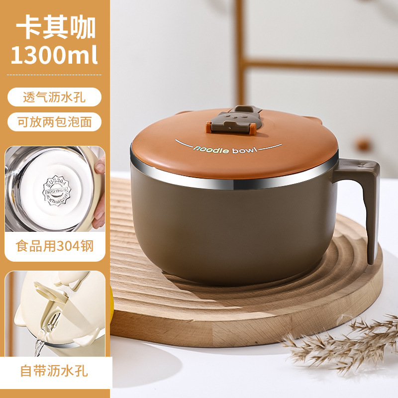 304ステンレスの泡の碗はインスタントラーメンの杯があります。|undefined