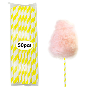 Cotton candy paper stick disposable color cotton candy paper stick food grade paper stick automatic commercial cotton candy machine