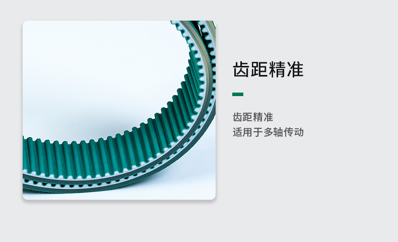 Polyurethane Joint Belt Double-Sided Plus Green Cloth Rear Processing Thickeneded Pu Glue Htd5M-1600-20 Jiuyixin Direct
