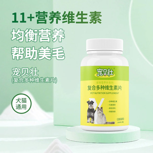 Cat and Dog Compound Multivitamin Tablets Pet Health Care Dog Hair Beauty Cat Nutritional Supplement Manufacturer Wholesale