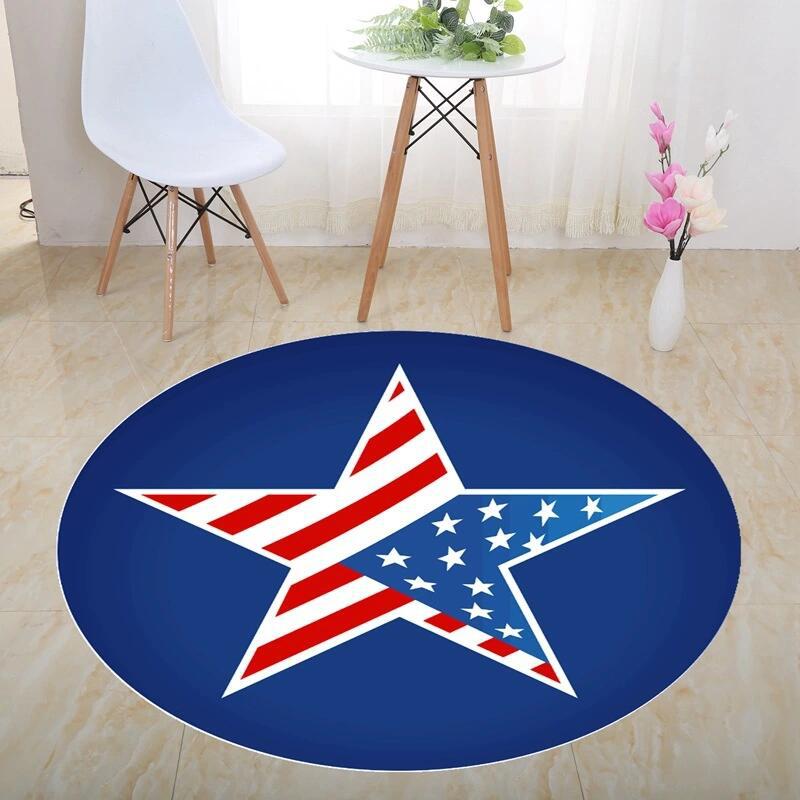 Transfronteriza visión estéreo blanco y negro ronda alfombra de la sala de estar dormitorio mesa de café alfombra de piso 3D ilusión trampa puede ser enviado en nombre