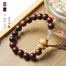 非洲小叶紫檀赞比亚血檀手串盘玩文玩念珠佛珠学生摆摊景区代批发