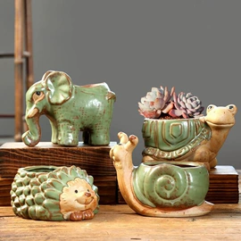 花盆容器;装饰花瓶;茶叶罐