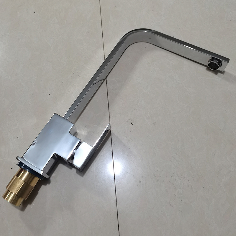 Grifo Monomando Giratorio para Fregadero de Cocina de Aleación de Zinc para Agua Fría y Caliente