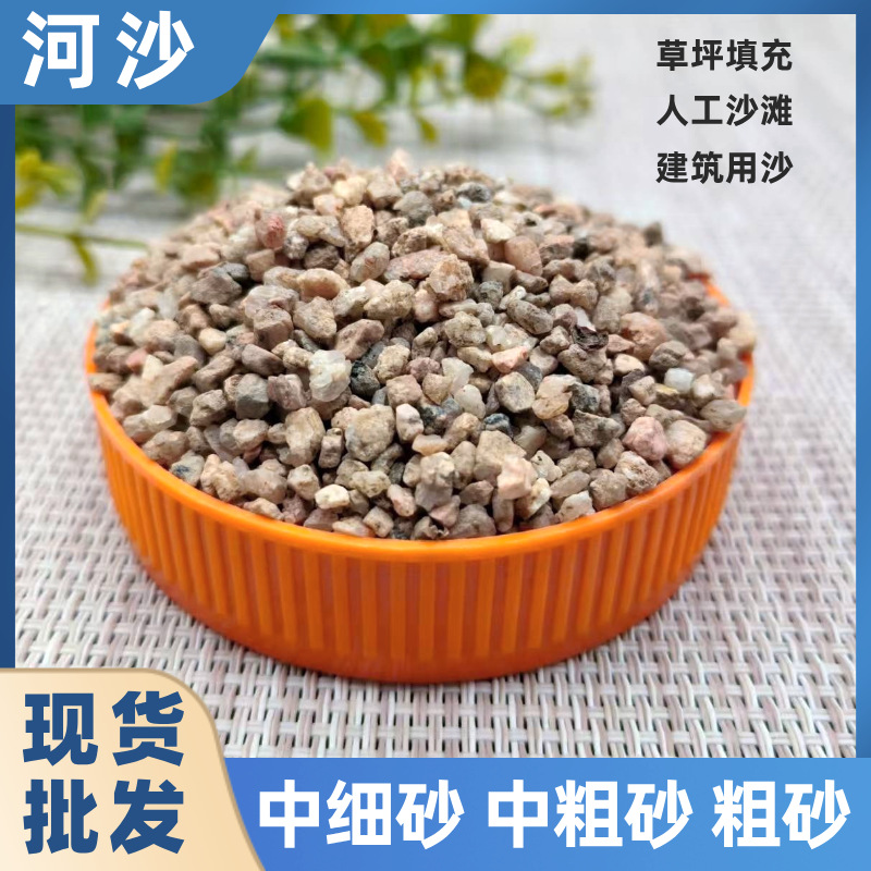 分目河沙建筑混凝土砂浆烘干粗砂人工沙滩黄沙消防沙水洗河沙细砂
