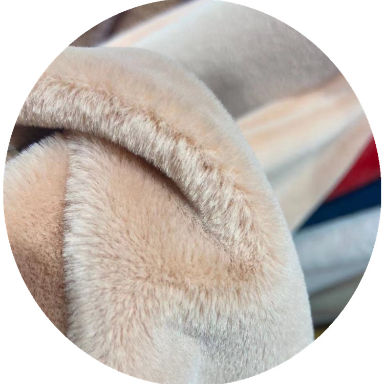 600g conejo visón pequeña tela de visón europeo súper suave delgada suave conejo visón imitación conejo piel collar zapatos y sombreros caliente bolso ropa forro