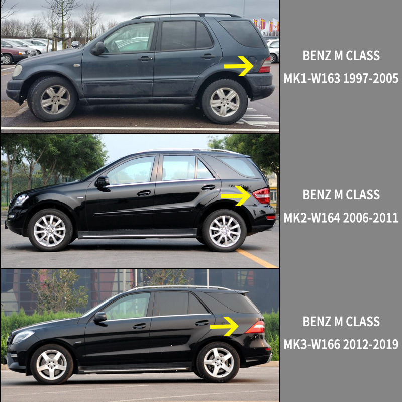 Suitable for Mercedes-Benz M-Class ML Window rain shield M Class W164 W166 Window visor