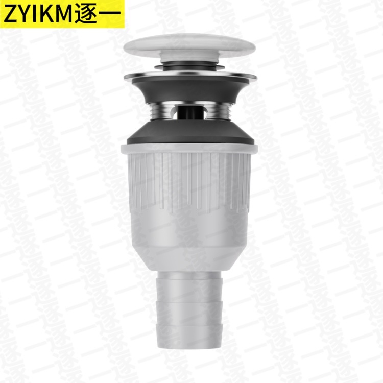 Lavabo Cerámica Blanco Bouncing Deslizador de agua Lavabo Lavabo Sifón Desodorante Reproducción de artefacto de agua tipo prensa