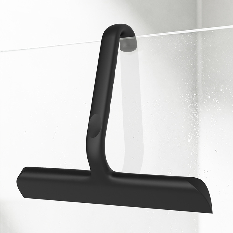 Silicone glass wiper for windows, shower mirrors, bathroom cleaning supplies, household and commercial wiping tools