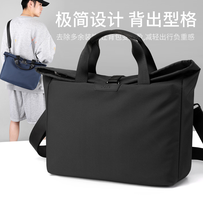 2022 Large Capacity Bag Men's Briefcase Crossbody Small Bag Lightweight Nylon Bag Crossbody Laptop Bag