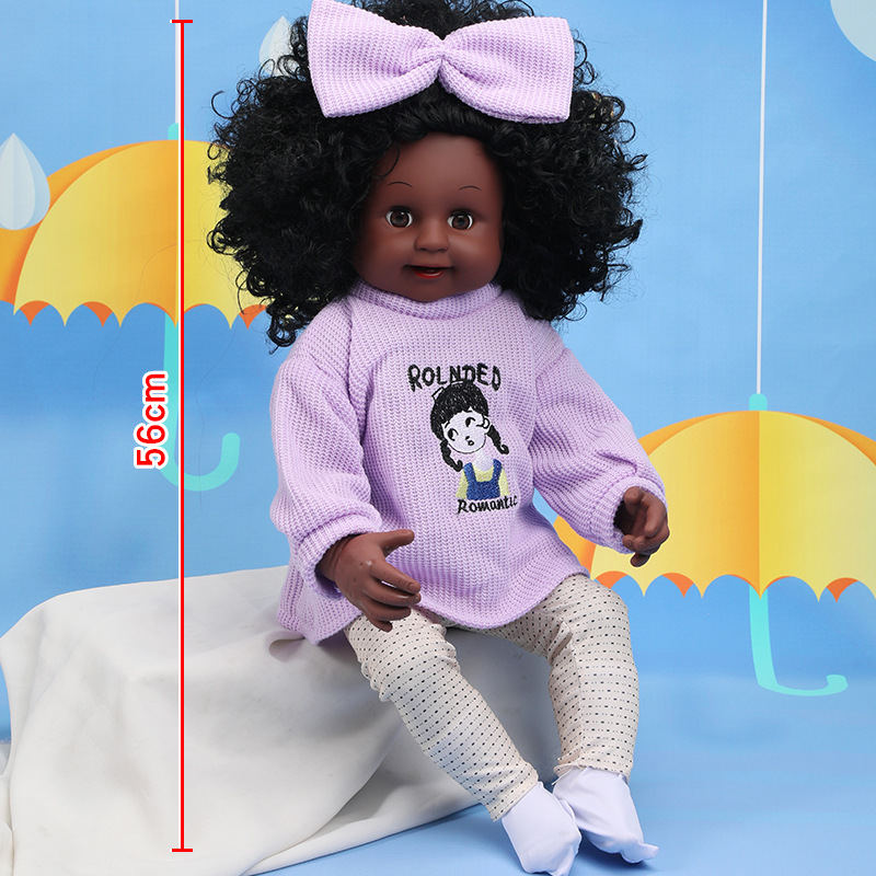 56 cm Rebirth Simulación de regalos de Barbie Baby Soft Girls Toy Set Muñecas para niños