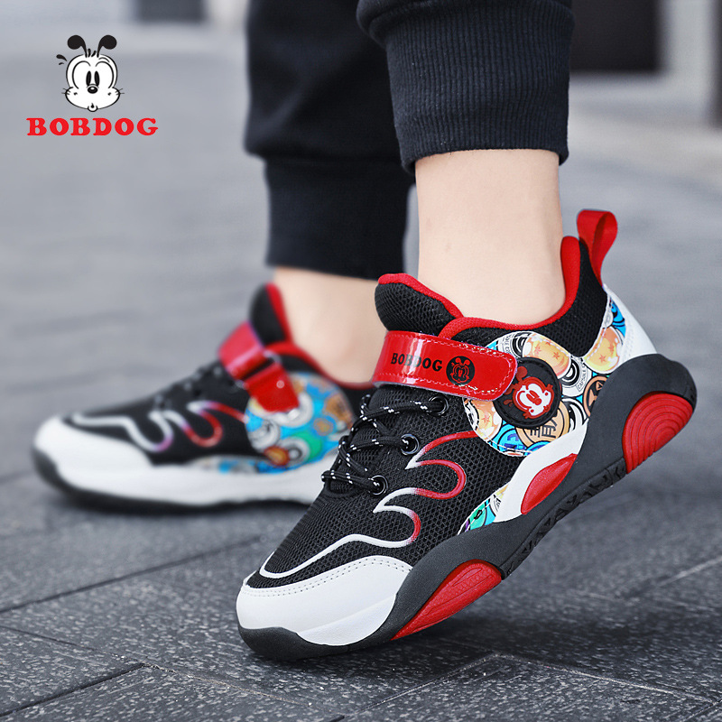 Sapatilhas de desporto infantil babu bean basket primavera outono_voghion.com