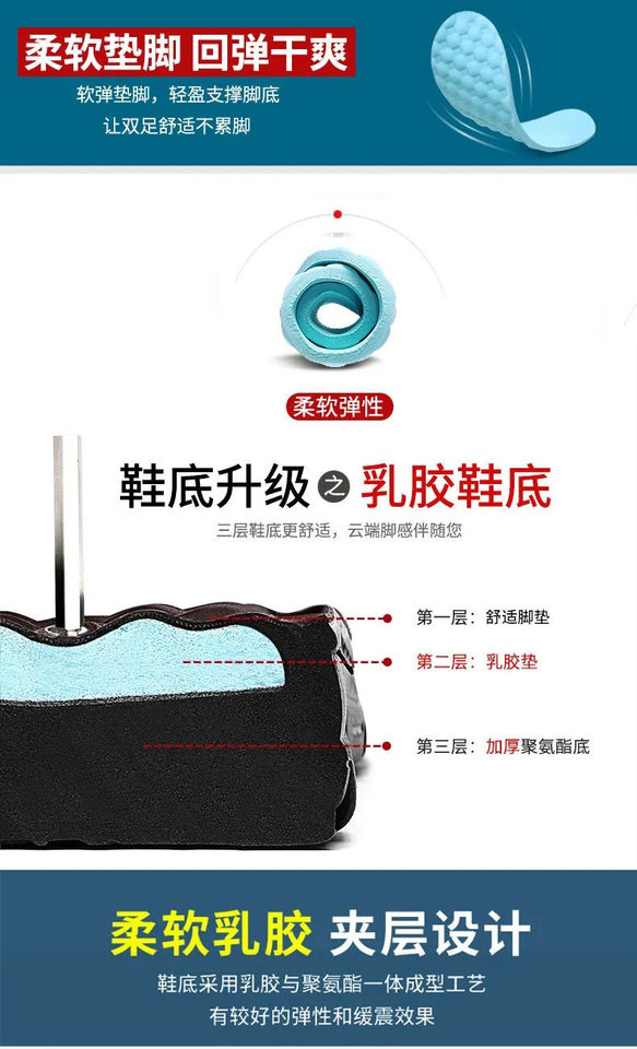 Dép sandal nam kẹp ngón mềm mại, dép lê đi biển hai kiểu mang, thoáng khí nhanh khô — C2301 màu đen chi tiết 7
