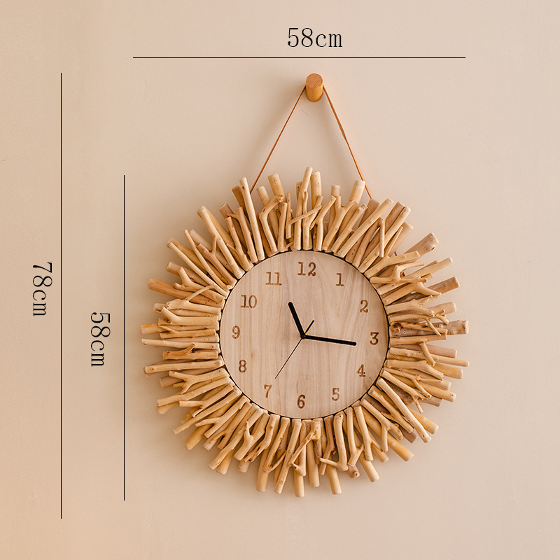 금속 시계 바늘 58cm + 나무 후크