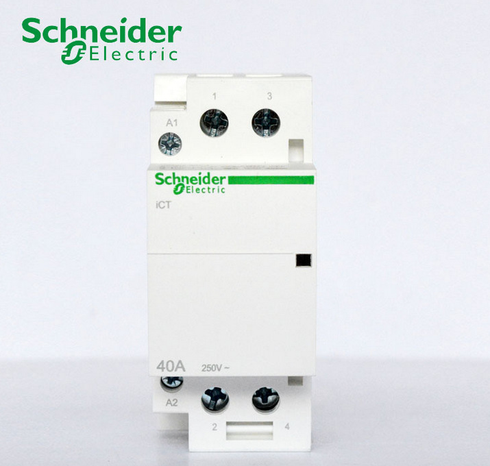 施耐德家用接触器iCT 2NO常开 220~240V 2P40A标准接触器A9C20842