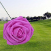 8cm foam PE simulation rose with pole and docked fake flower wedding wedding candy box accessories DIY hand holding flowers