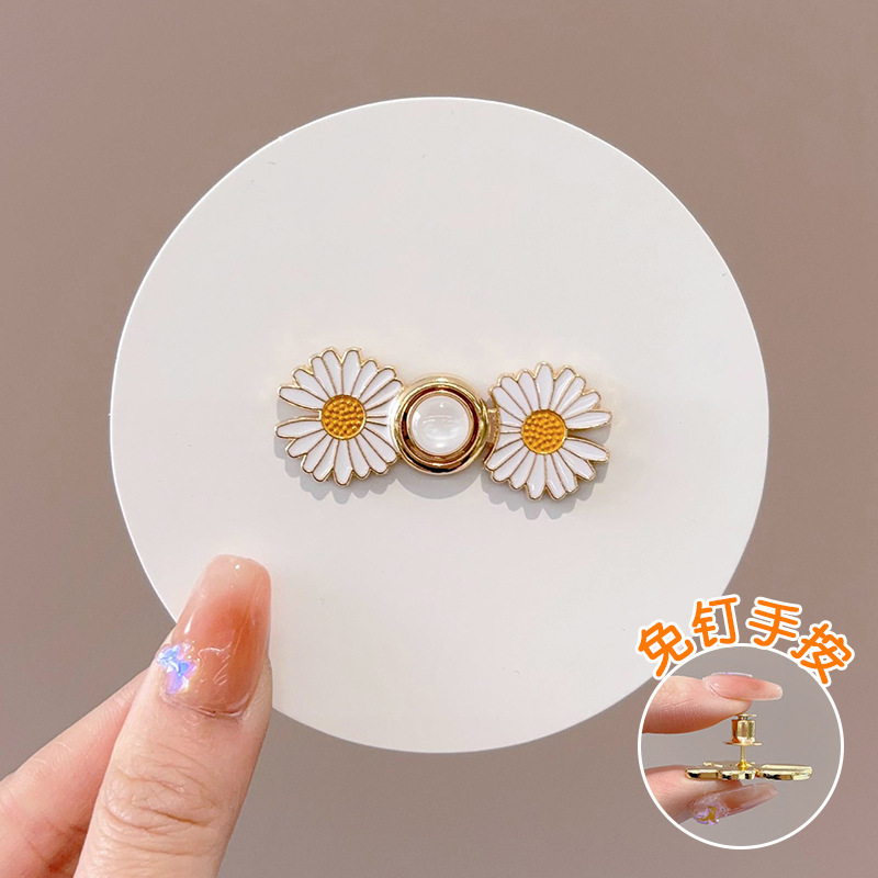 Broche de cintura para mujer falda apretada cintura artefacto pin fijo botón de botón anti-peregrino broche anti-peregrino