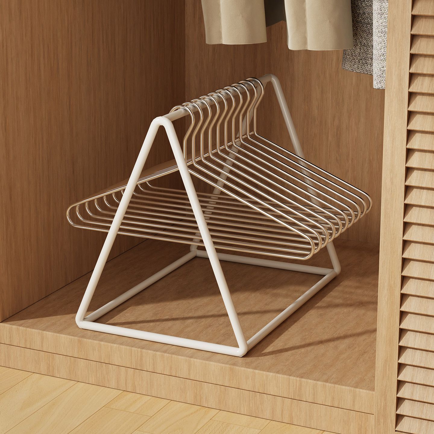 Clothes Rack Storage Rack Next to the Washing Machine, Punch-Free Balcony Storage Rack, Household Organizing Artifact, Thickened Metal Hanging Rack