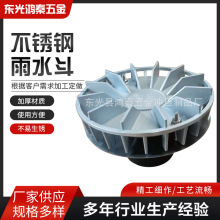 不锈钢雨水斗圆形虹吸式平板型铝合金虹吸漏水斗排水槽