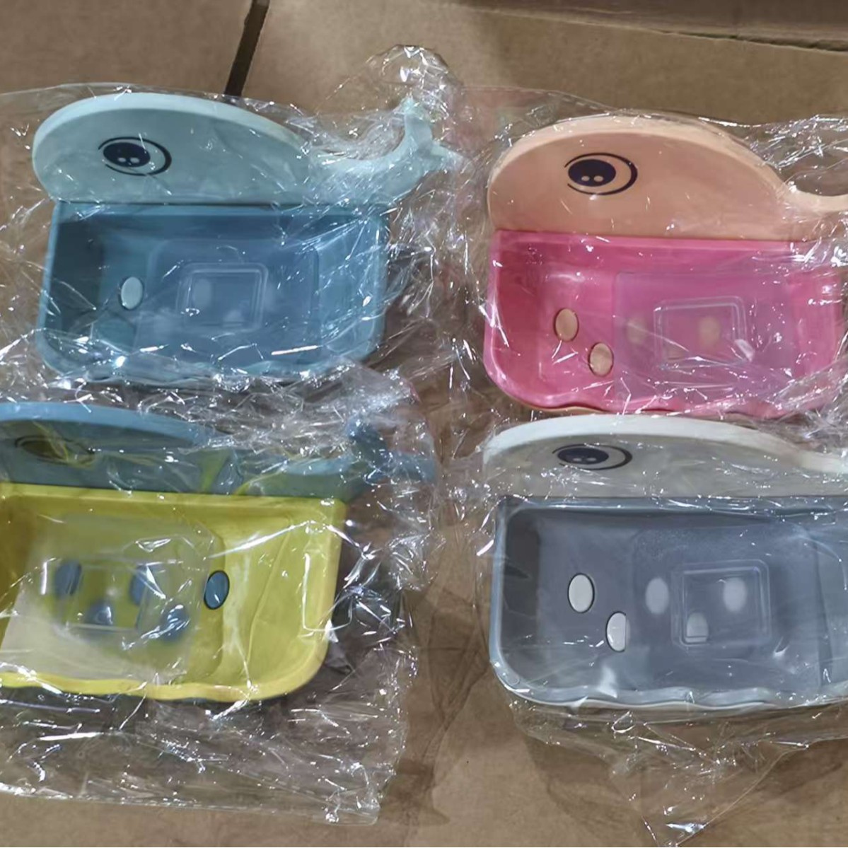 Jabón creativo para niños con forma de pato amarillo lindo y esponjoso estante de jabón divertido